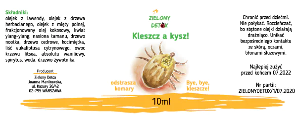 Alternative view of olejek Kleszcz a kysz !