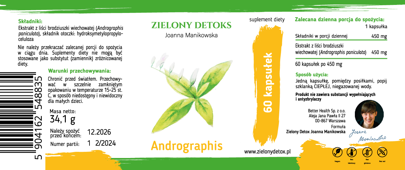 Andrographis w kapsułkach - obrazek 5