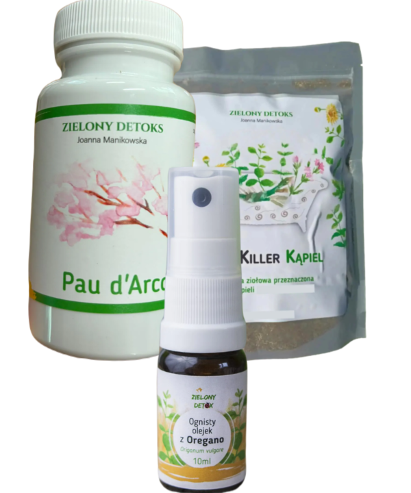 Trzeci Migdał - STOP (Pau d’Arco, Zioła do Kąpieli, Olejek Oregano)