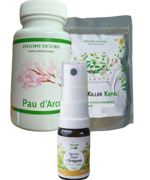 Trzeci Migdał - STOP (Pau d’Arco, Zioła do Kąpieli, Olejek Oregano)