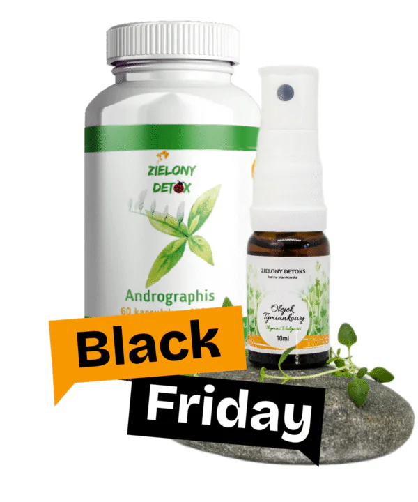 Zestaw Kleszczowy: Andrographis + Mocny Tymianek